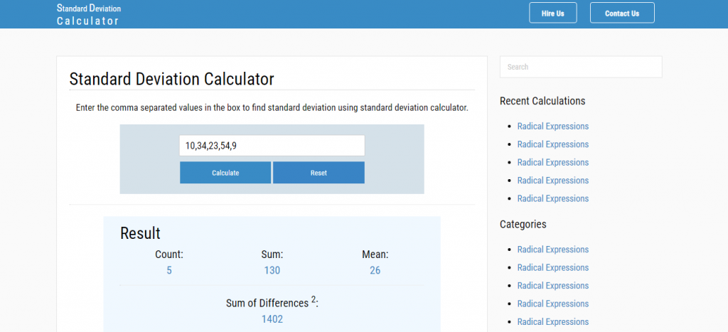 online calculator