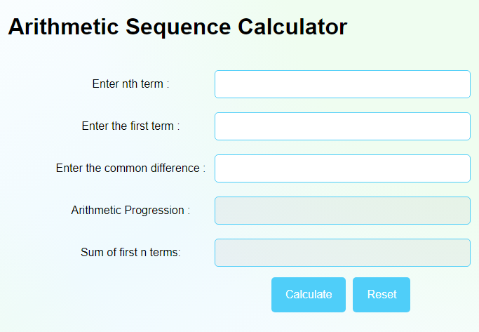 Arithmetic Sequence