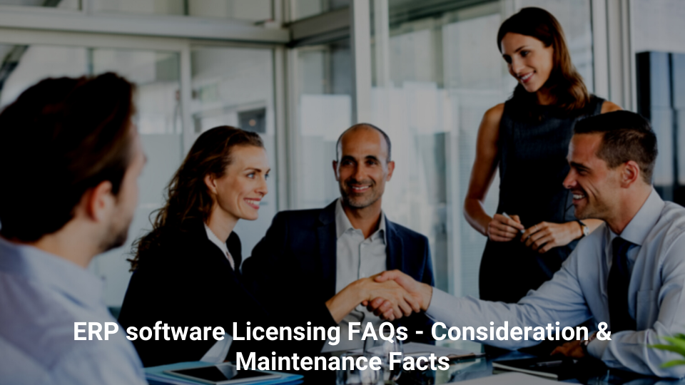 ERP software licensing FAQs