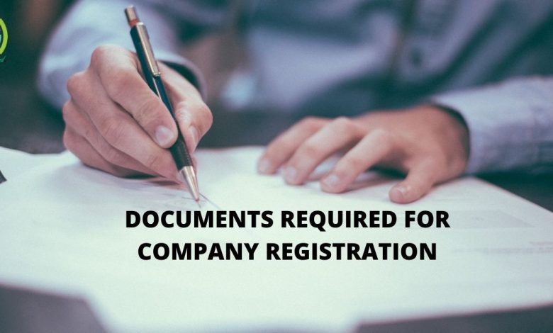 Documentation Required for Company Registration