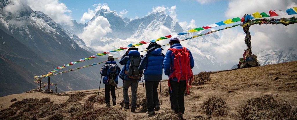 group of trekkers