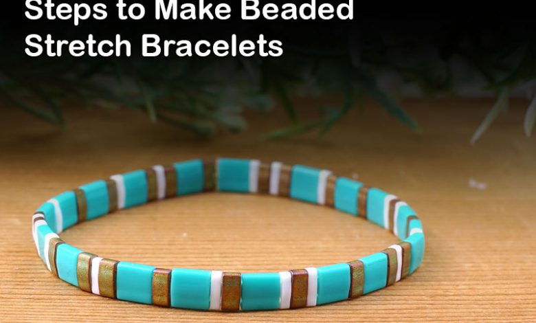 Steps-to-Make-Beaded-Stretch-Bracelets