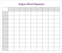 Photo of How many squares do we need to build in the super bowl template?