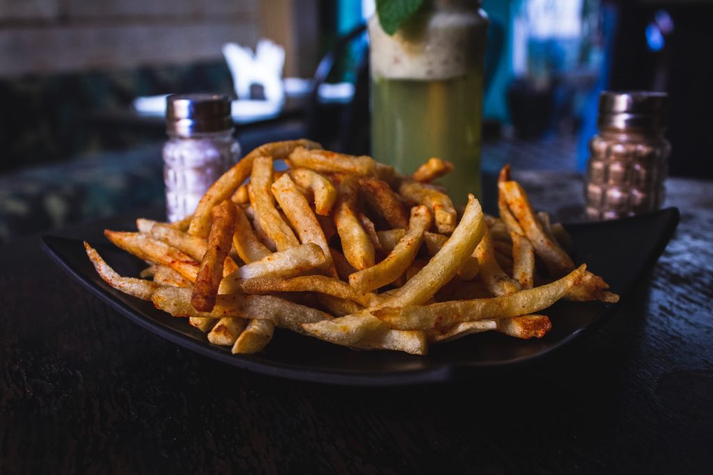 fast food fries warm