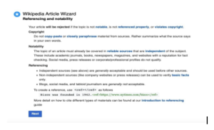 Wikipedia Article Wizard