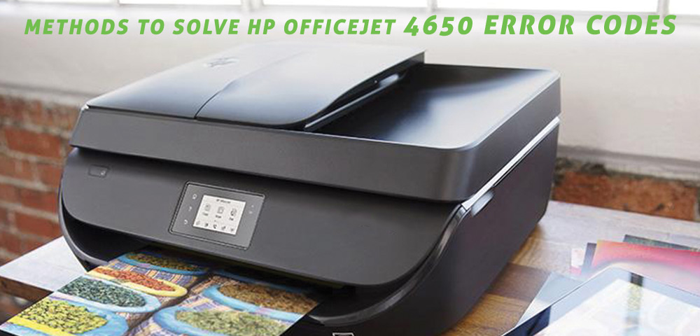 Solve HP Officejet 4650 Error Codes