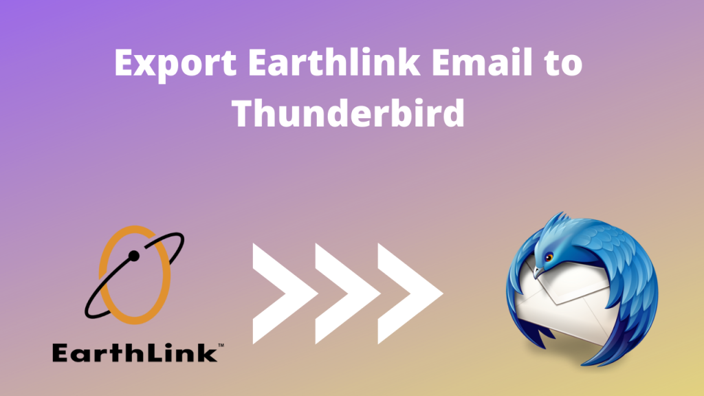 Export Earthlink to Tunderbird