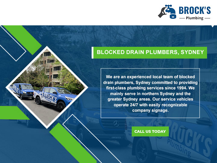 Blocked drain plumbers