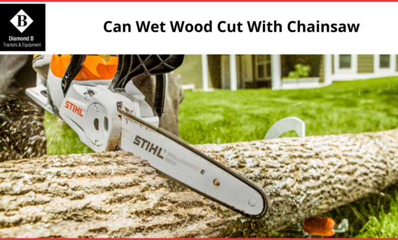 Can Wet Wood Cut With Chainsaw