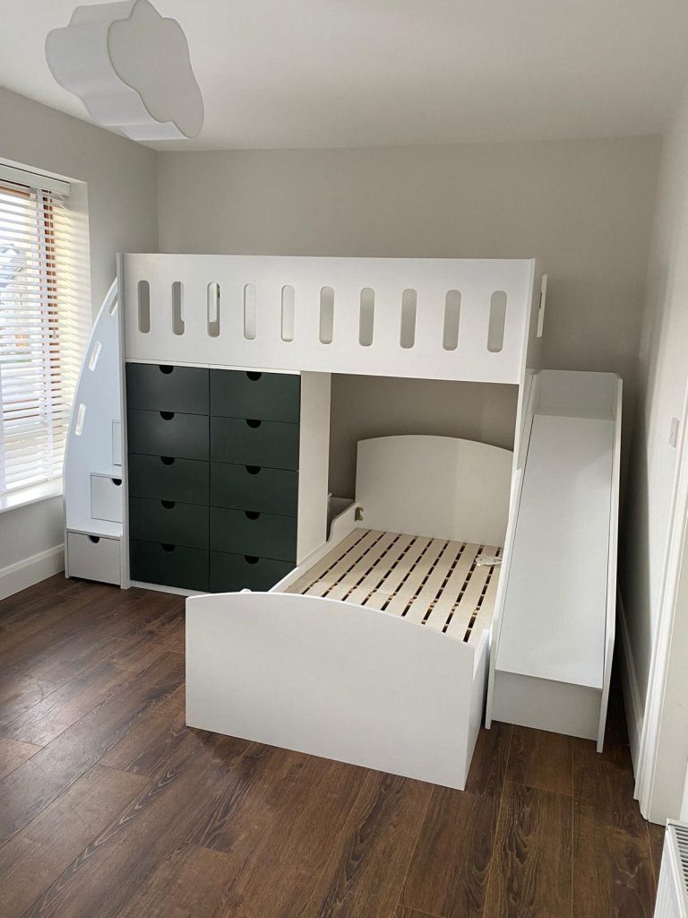 bunk beds with storage