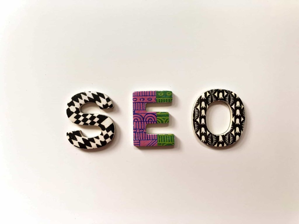 Search Engine Optimisation Agency in picture SEO is written with a different design